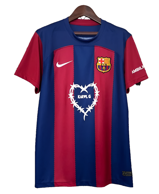 Barcelona 2023/2024 home shirt Speical sponsor version