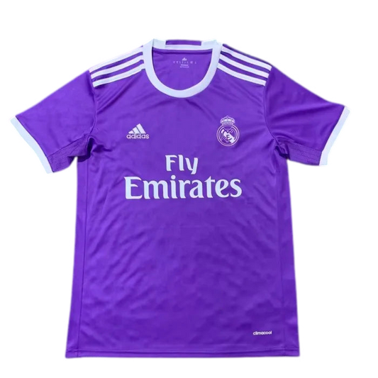 Real Madrid 2016/2017 away retro shirt short-sleeve